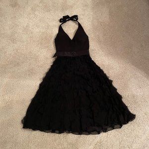 Black Silk Dress